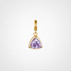 TaleClasp Violet Gemstone Charm - Purple - image 0