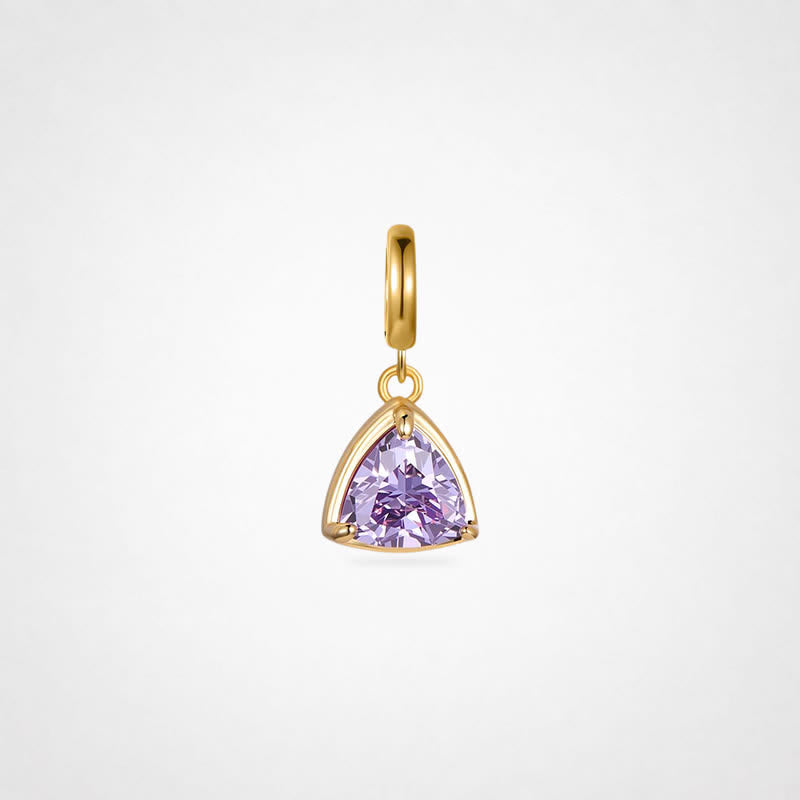 TaleClasp Violet Gemstone Charm - Purple - image 0