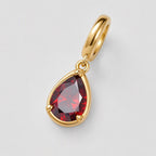TaleClasp Dark Red Gemstone Charm - image 3