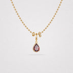 TaleClasp Dark Red Gemstone Charm - image 4
