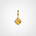 TaleClasp Gold Gemstone Charm - Yellow - image 0