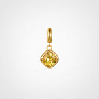 TaleClasp Gold Gemstone Charm - Yellow - image 0