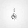 TaleClasp Radiant Serenity Gemstone Pendant - White - image 0