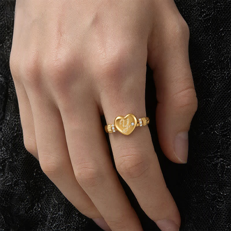 TaleClasp Golden Heart Letter Y Pearl Charm - image 1