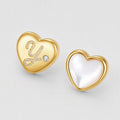 TaleClasp Golden Heart Letter Y Pearl Charm - Gold - image 3
