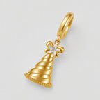 TaleClasp Vintage Top Hat Gold Charm - image 3