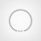 TaleClasp Classic Crystal Tennis Bracelet - White - image 0