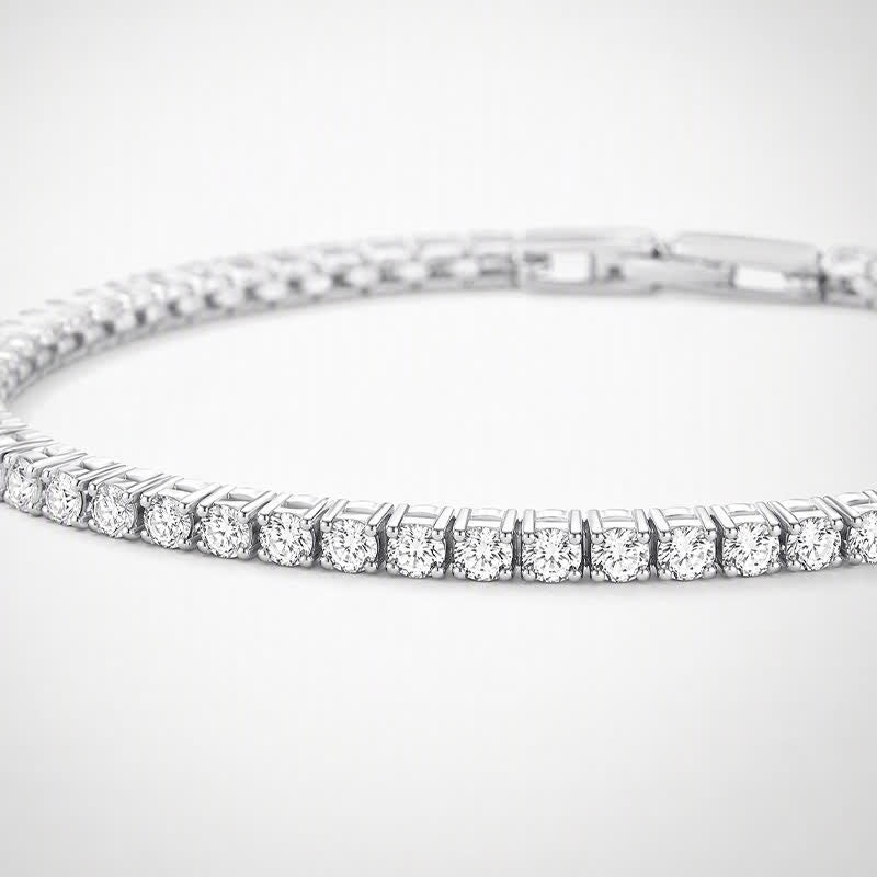 TaleClasp Classic Crystal Tennis Bracelet - image 4