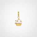TaleClasp Gilded Cupcake Charm - Gold - image 0