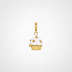 TaleClasp Gilded Cupcake Charm - Gold - image 0