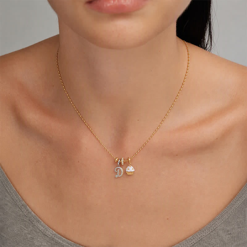 TaleClasp Gilded Cupcake Charm - image 1