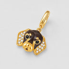 TaleClasp Gold Dachshund Pendant - image 3