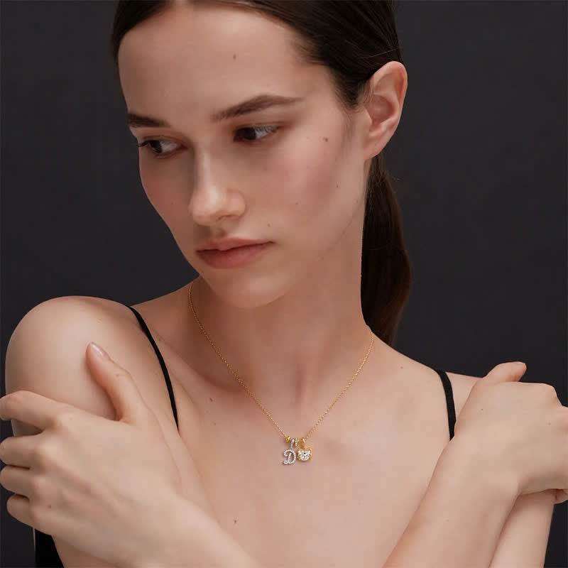 TaleClasp Double-Sided Crystal Cat Face Charm - image 2