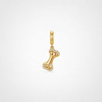 TaleClasp Crystal Paved Bone Charm - image 0