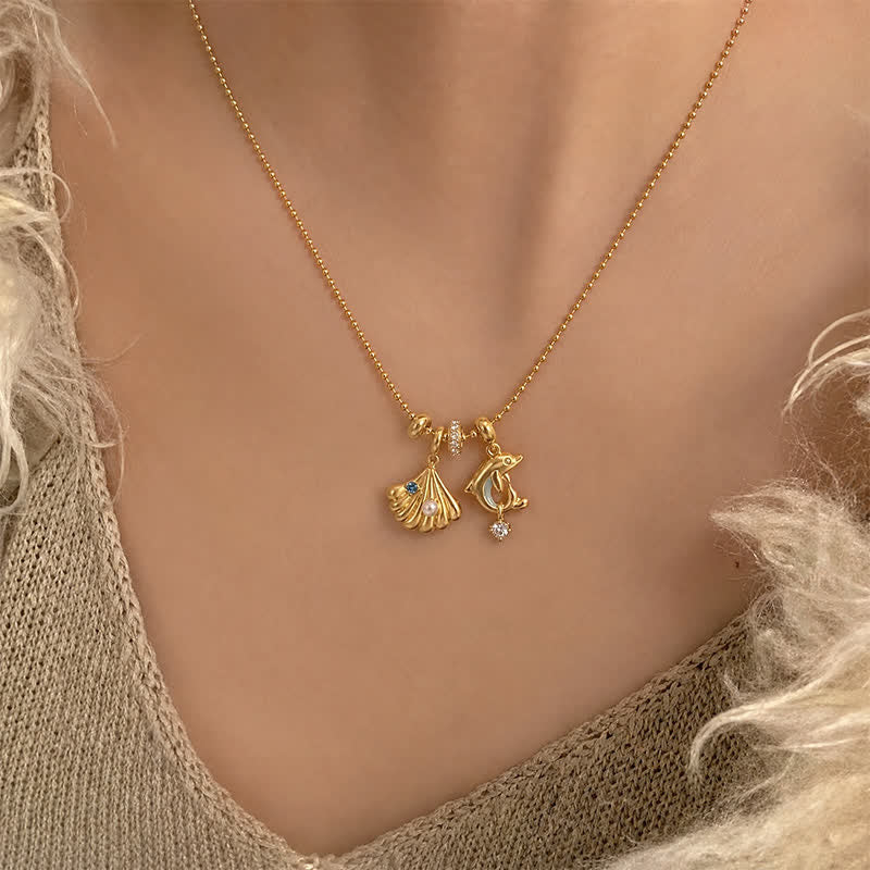 TaleClasp Ocean Glow Dolphin Charm - image 1